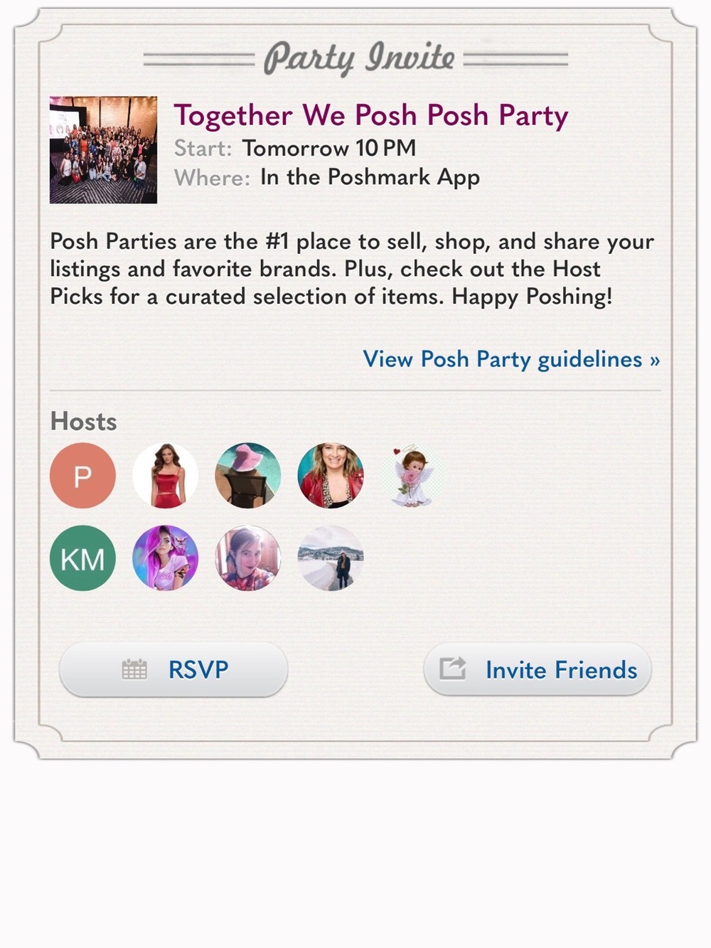 🛍️ CO-HOSTING TOGETHER WE POSH, POSH PARTY 🛍️🛍️ - Picture 2 of 2